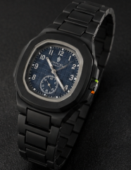 Vegax Crystal Women's Black Resin Watch