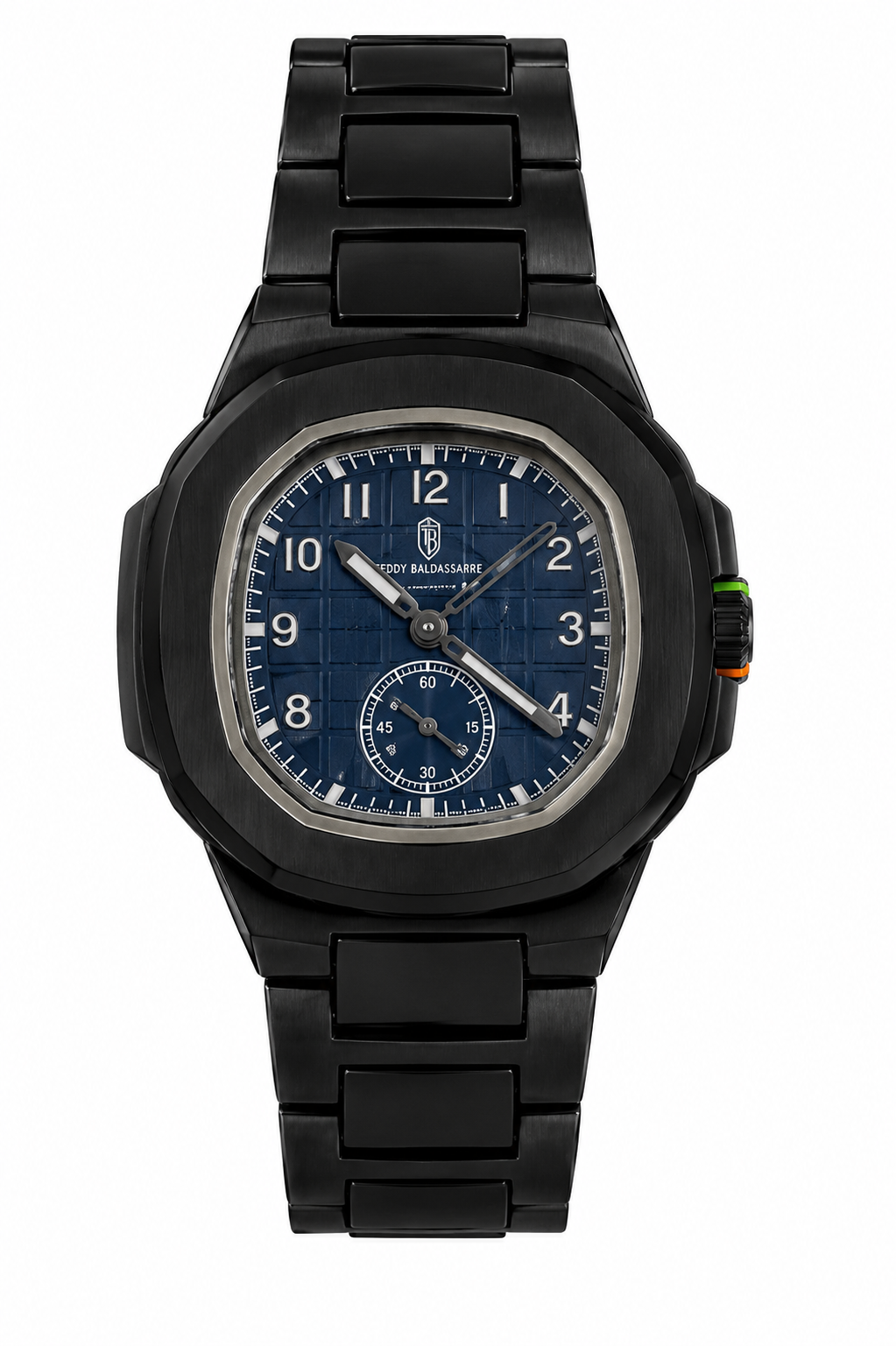 Vegax Crystal Women's Black Resin Watch