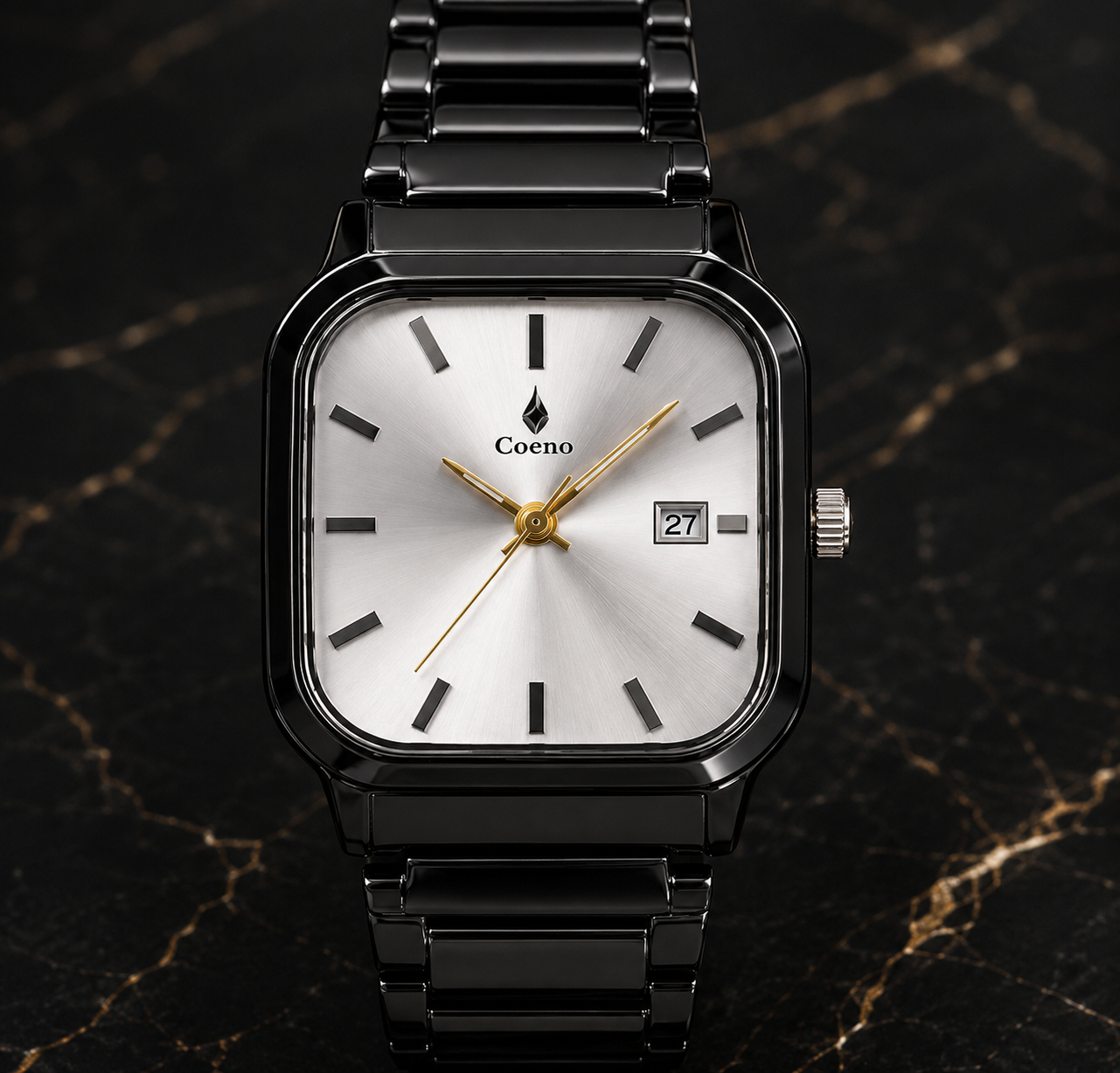 Vegax Cosmo Classic Couple Stainless Steel Watch